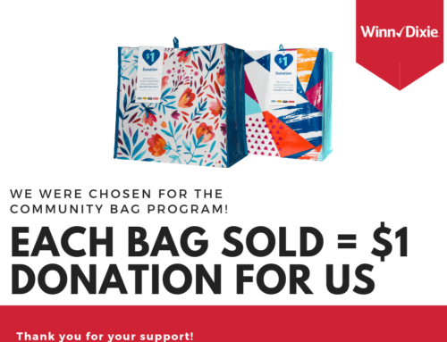 We Were Chosen For The Community Bag Program!